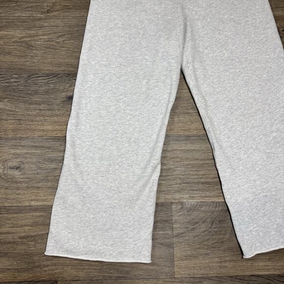Frank & Eileen Catherine Favorite Sweatpants Size Medium Gray Crop Raw Hem - Picture 3 of 14